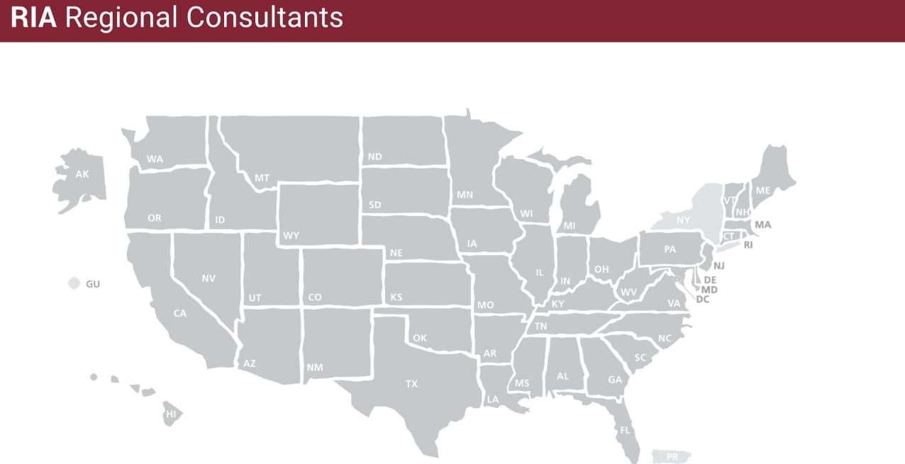 RIA Regional Consultants Map