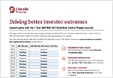 Driving better investor outcomes