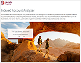 Screenshot of Indexed Account Analyzer Tool