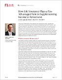 How Life Insurance Plays a TaxAdvantaged Role in Supplementing Income in Retirement
