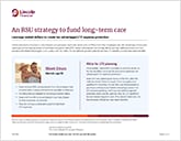 RSUs funding long-term care flyer