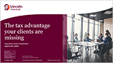 The tax advantage your clients are missing presentation cover page