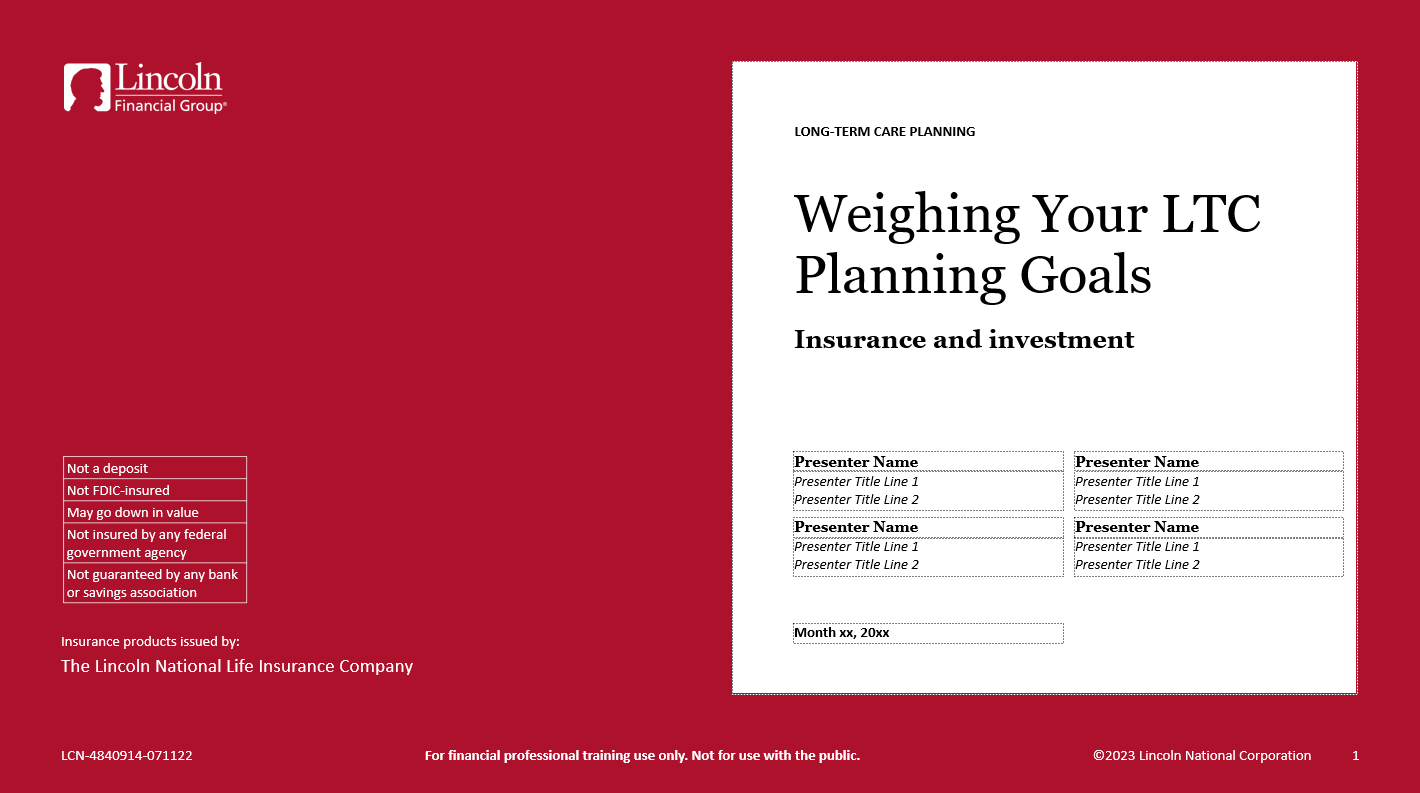 Weighing your LTC Planning Goals – Insurance or Investment strategy