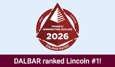 DALBAR 2026 rated logo - DALBAR ranaked Lincoln #1