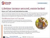 Lifetime income secured, estate locked
