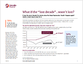 What if the lost decade wasn’t lost?