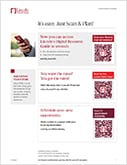 QR code flier