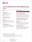 Lincoln MYGuarantee Plus 5-Year Fact Sheet