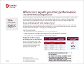 When zero equals positive performance
