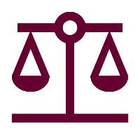 icon of a balancing scale