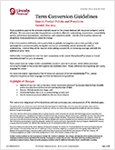clickable screenshot of Term conversion guidelines