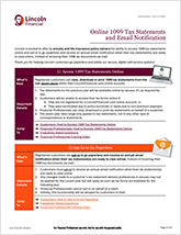 Online 1099 Tax Statements and Email Notification Overview
