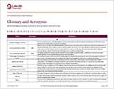 Glossary and Acronyms