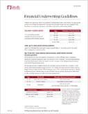 Financial Guidelines Clickable Image