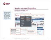 Service, at your fingertips flyer