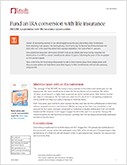 Roth conversion: Fund an IRA conversion with life insurance