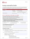 Foreign national fact finder