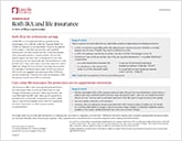 Roth IRA and life insurance