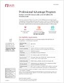 Professional Advantage program