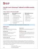 Lincoln Level Advantage indexed variable annuity B-Share PDF Image