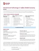 Lincoln Level Advantage 2 Advisory Fact Sheet PDF Image