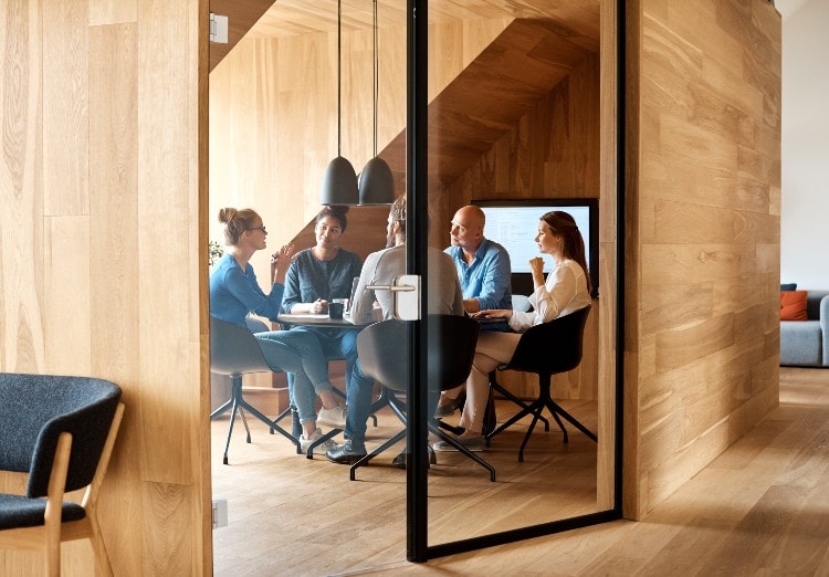 people sit inside conference room