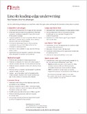 Leading edge underwriting