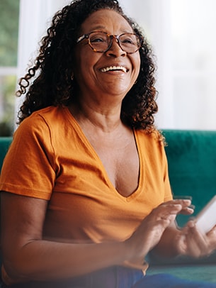 smiling woman