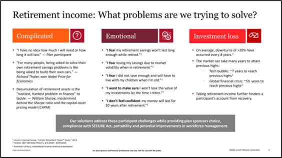 The Retirement Income Dilemma