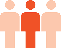 icon of three people
