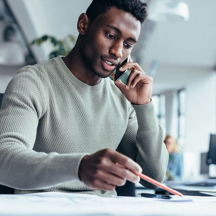 Man on a phone