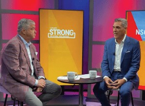 Conversation in studio