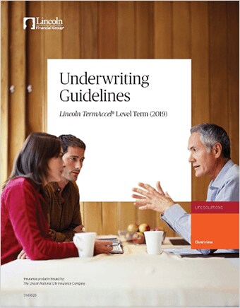 Underwriting Guidelines: Lincoln’s TermAccel® Level Term Overview Brochure Thumbnail