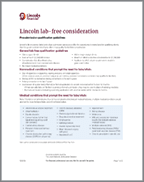 Click to view Lab-free Prequalification Checklist