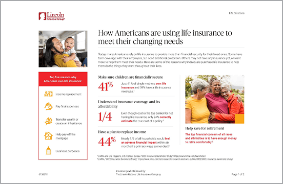 Download the Why Life Insurance Infographic