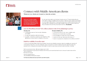 Lincoln WealthAccelerate IUL Client Profiles
