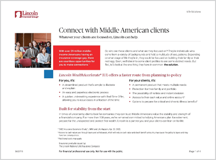 Lincoln WealthAccelerate IUL Client Profiles