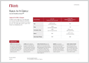 Rates at-a-glance flier
