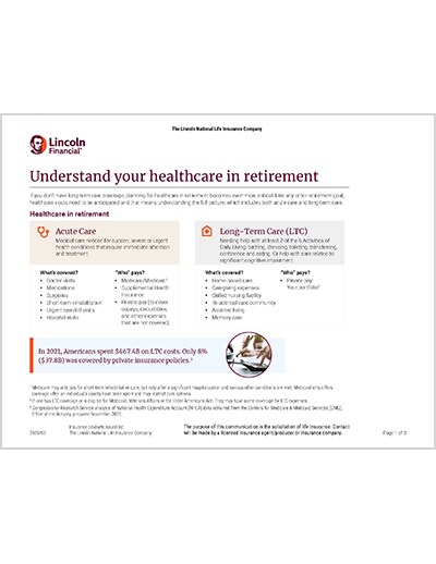 Understand your healthcare in retirement