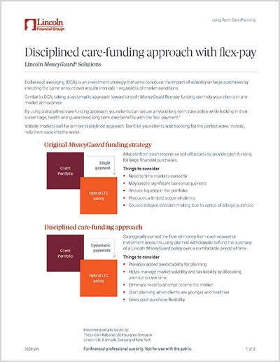 Disciplined Care-funding Approach with Flex-pay