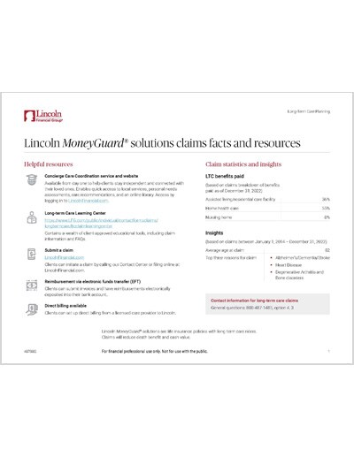 MoneyGuard Claims Facts Flyer