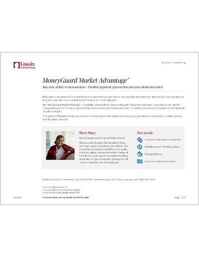 MoneyGuard Market Advantage® Premium Flexibility Case Study