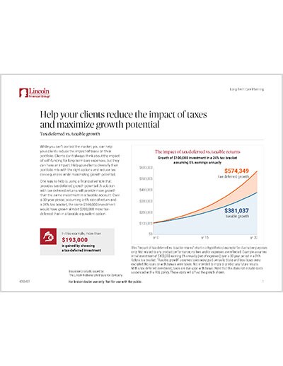 Tax-Deferred Returns vs. Taxable Returns