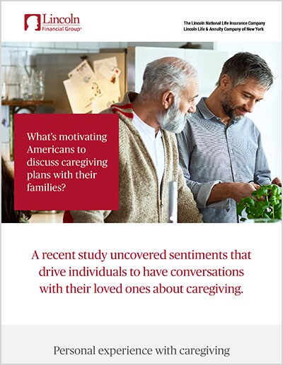 Client Caregiving Infographic - What’s Motivating Americans to Discuss Caregiving Plans with Their Families?