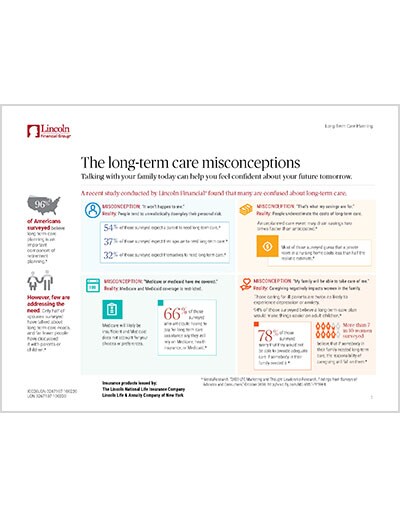 4 LTC Misconceptions Client Fact Sheet