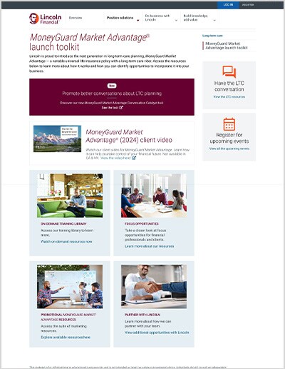 MoneyGuard Market Advantage® Agency Toolkit