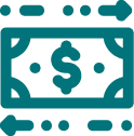Money with Arrows Icon