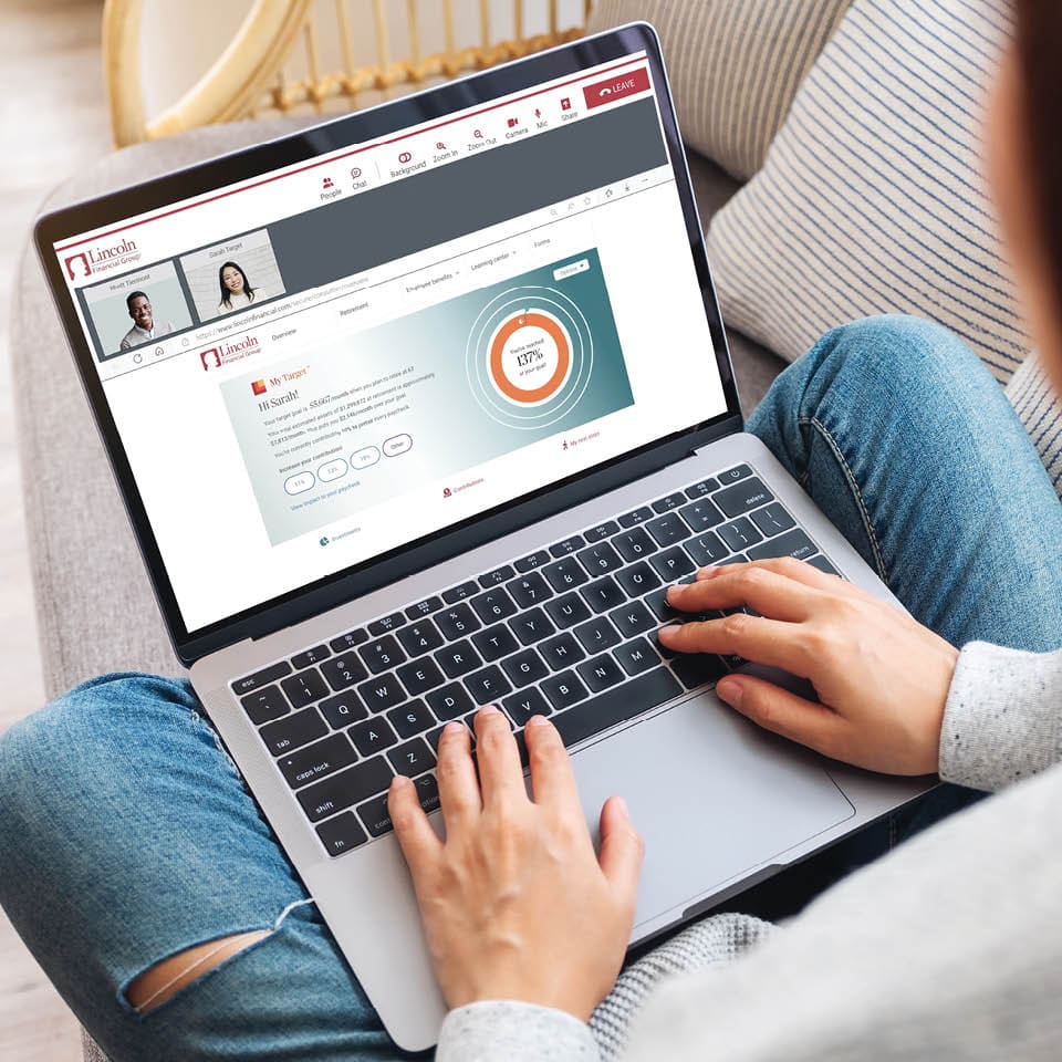 laptop shows Click 2 Meet