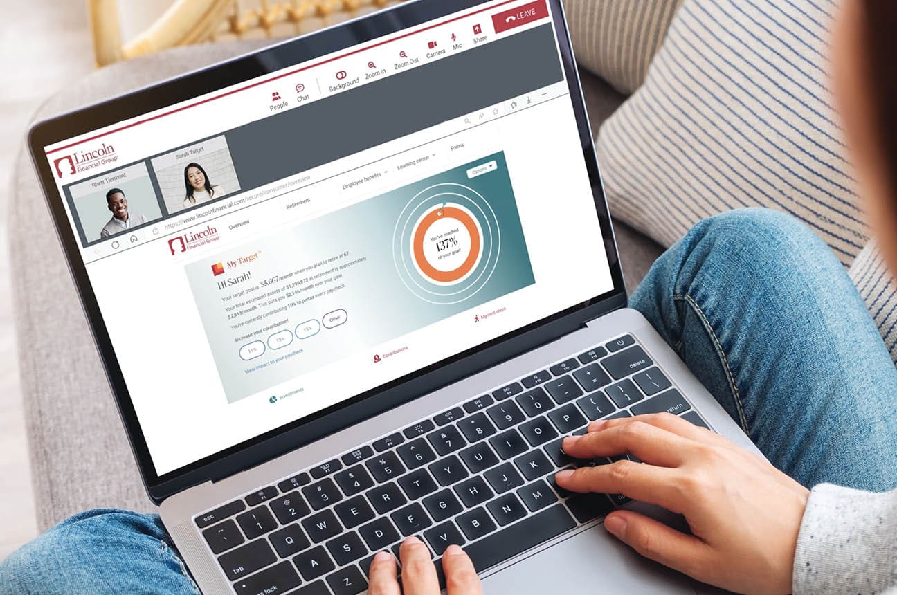 laptop shows Click 2 Meet