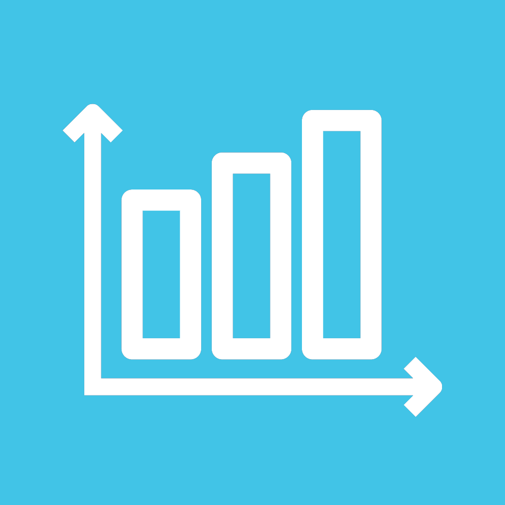 Icon of a bar chart